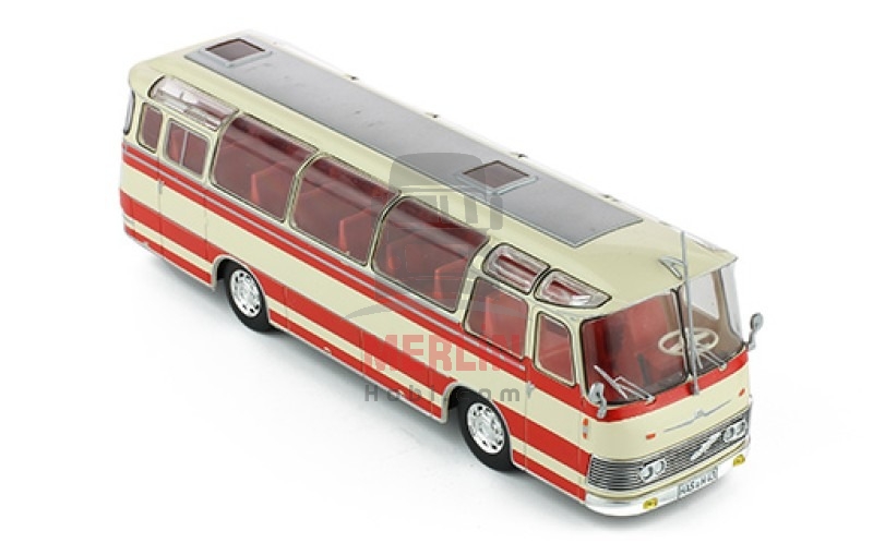 1/43 scale - Neoplan NH 9L 1964 Beige and Red