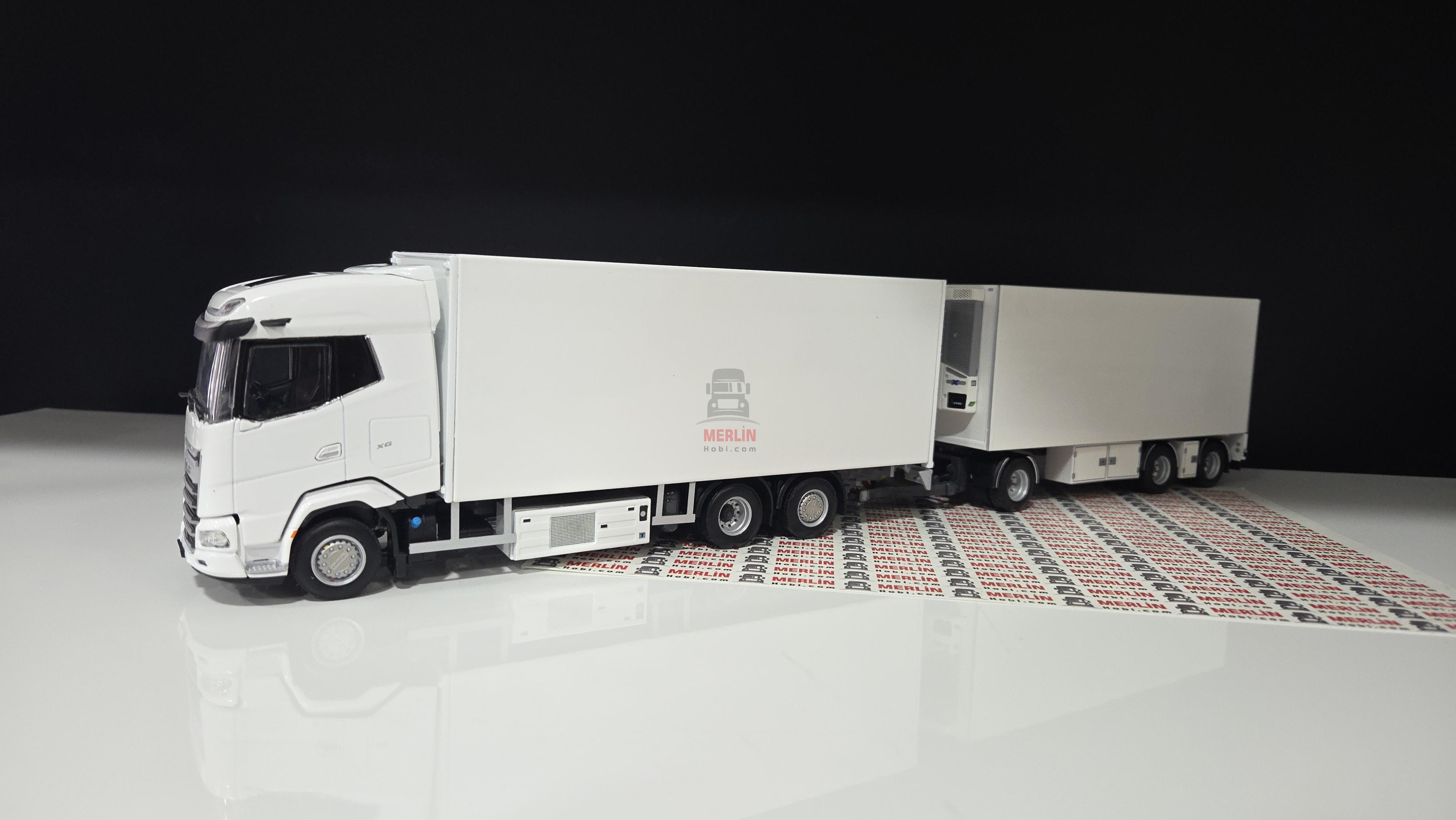 1/50 Rigid; DAF XG Soğutuculu Kamyon + Soğutuculu Römork