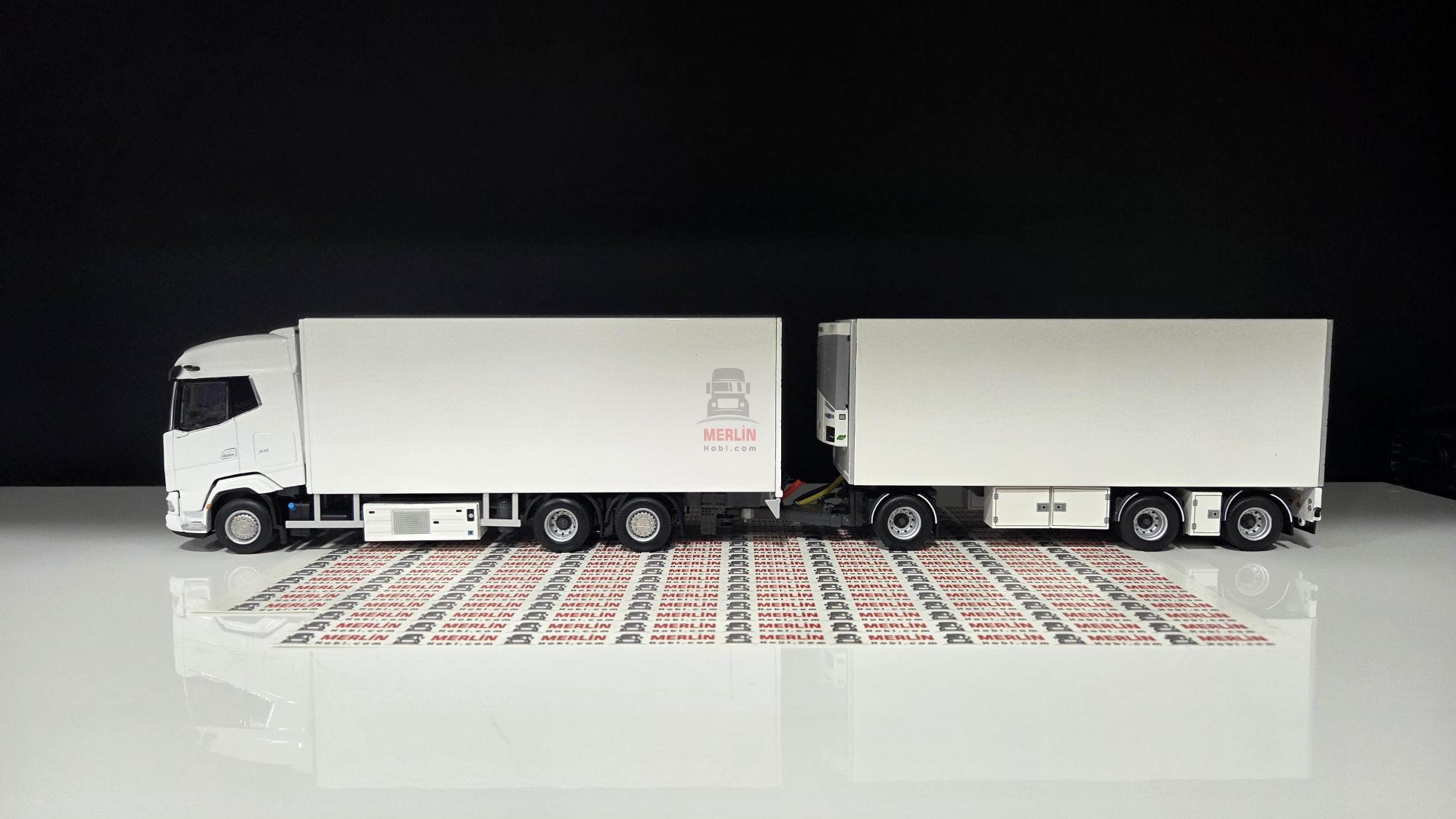1/50 Rigid; DAF XG Soğutuculu Kamyon + Soğutuculu Römork