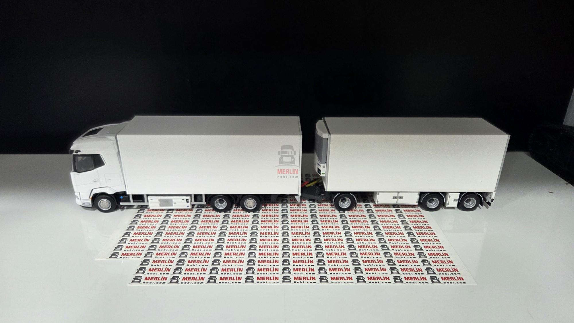1/50 Rigid; DAF XG Soğutuculu Kamyon + Soğutuculu Römork