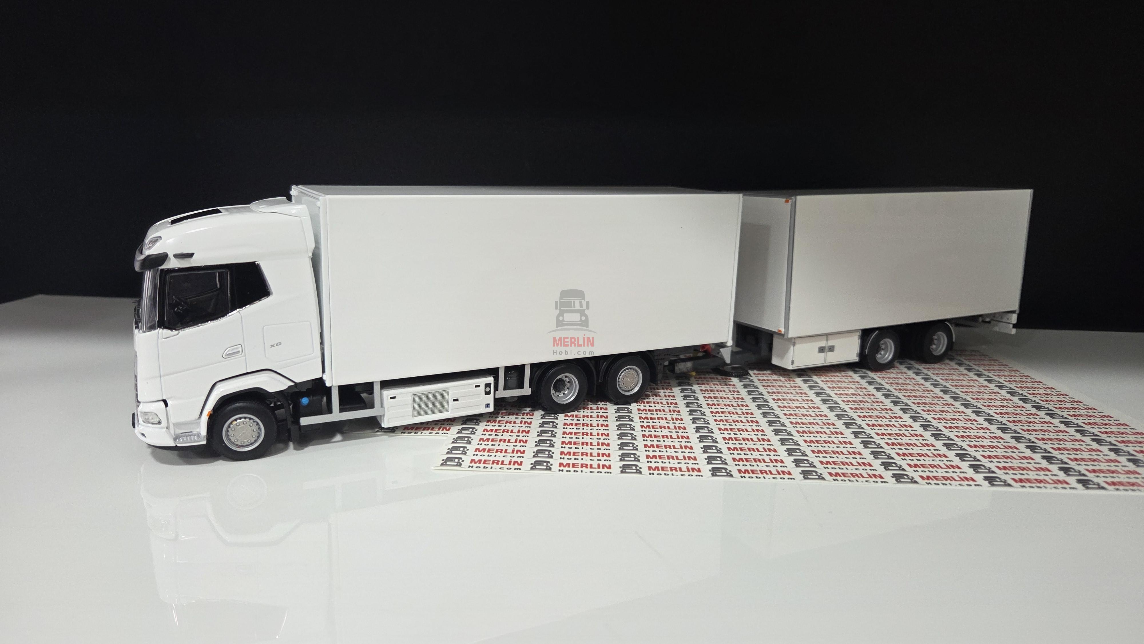 1/50 Rigid; DAF XG Soğutuculu Kamyon + Soğutuculu Römork
