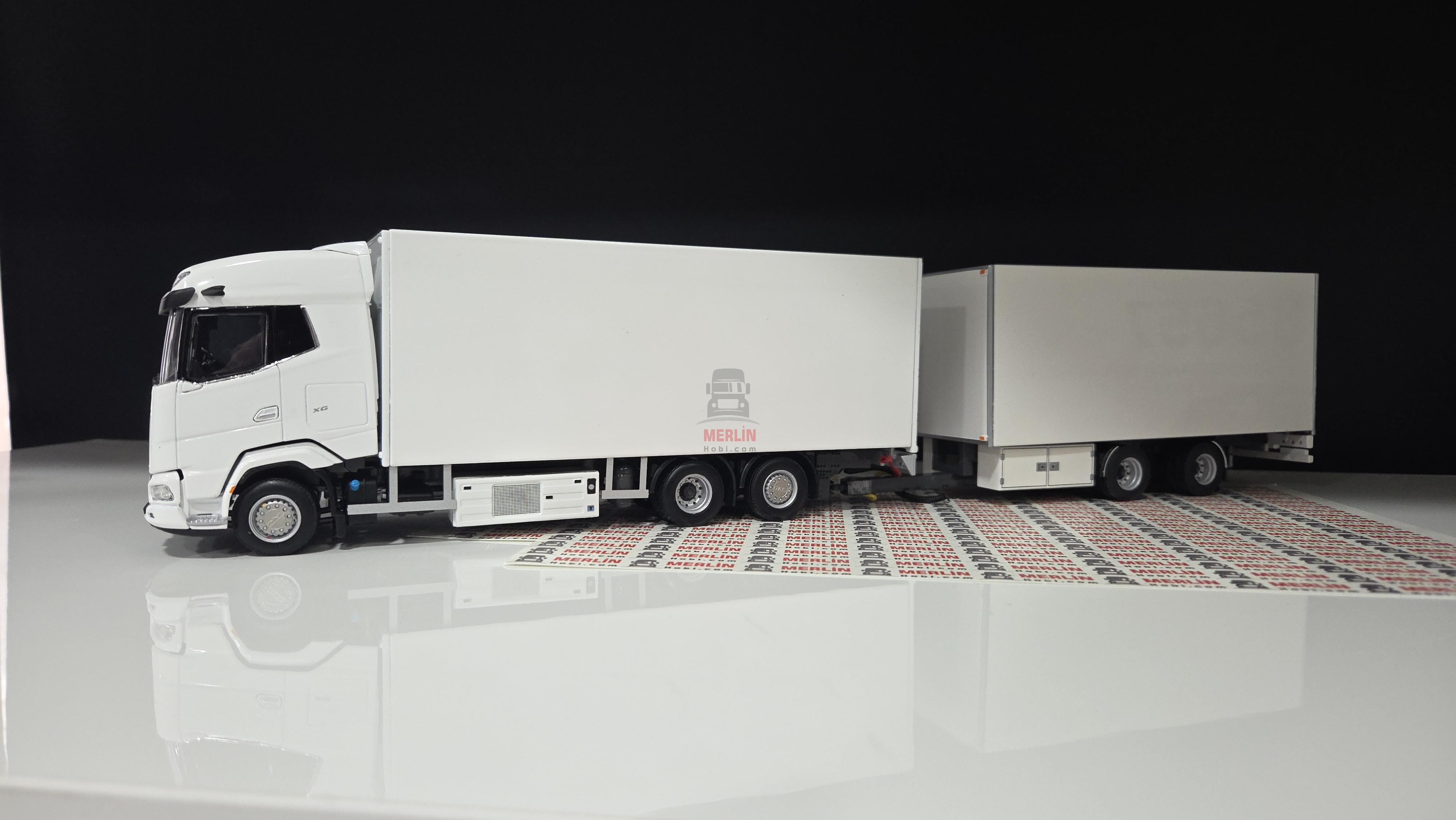 1/50 Rigid; DAF XG Soğutuculu Kamyon + Soğutuculu Römork
