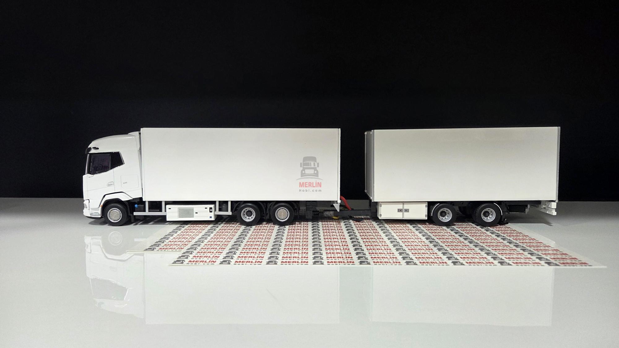 1/50 Rigid; DAF XG Soğutuculu Kamyon + Soğutuculu Römork