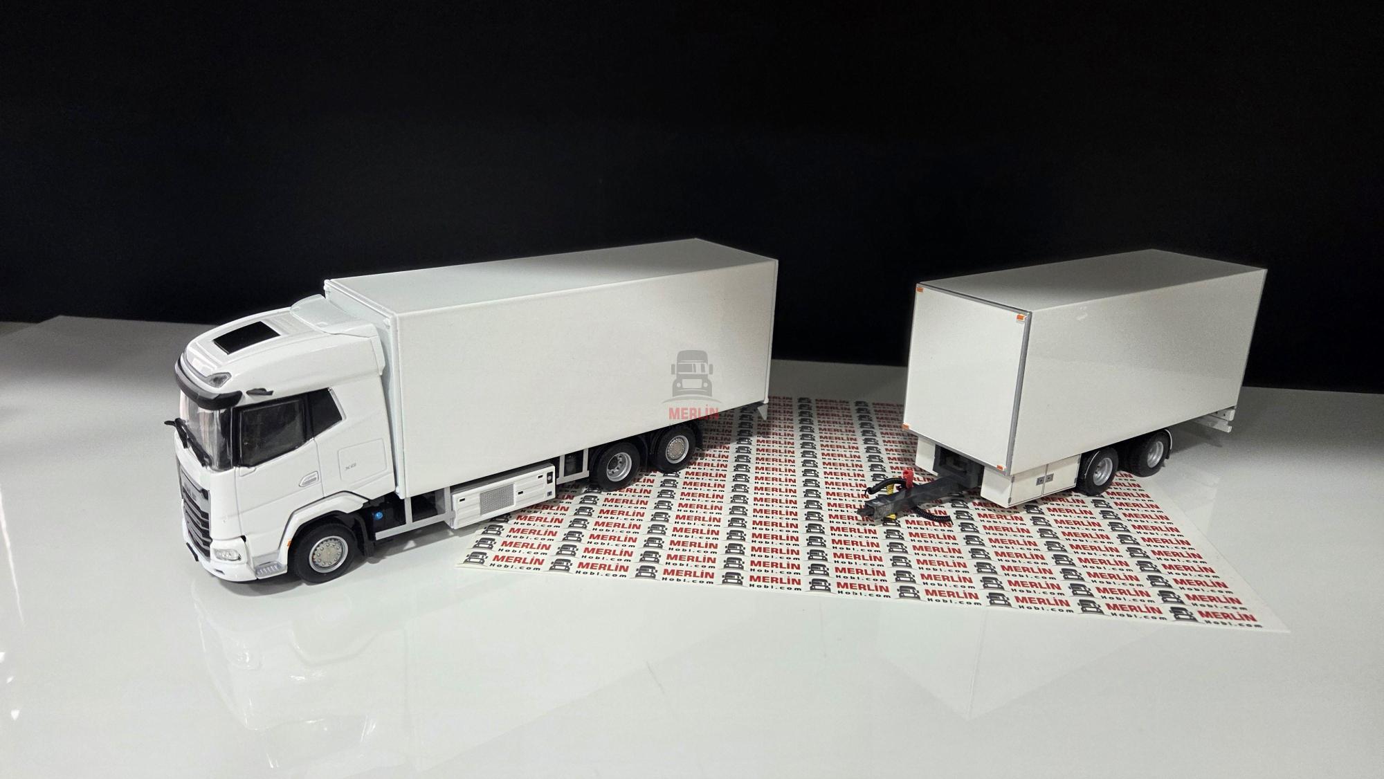 1/50 Rigid; DAF XG Soğutuculu Kamyon + Soğutuculu Römork