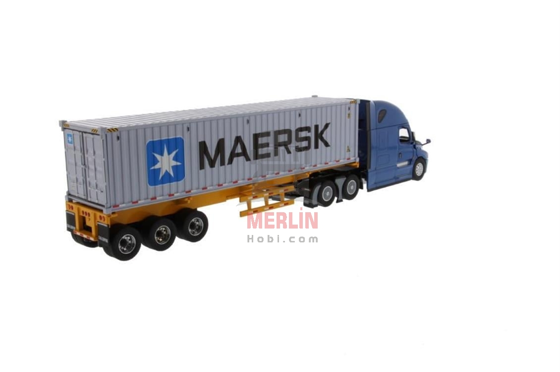 1/50 FREİGHTLİNER Yeni CASCADİA Çekici , DORSE VE 40 LIK KONTEYNER