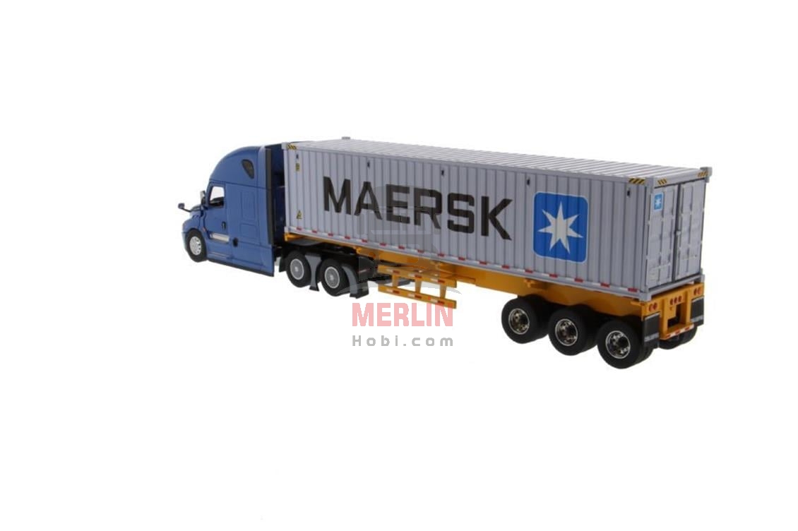 1/50 FREİGHTLİNER Yeni CASCADİA Çekici , DORSE VE 40 LIK KONTEYNER