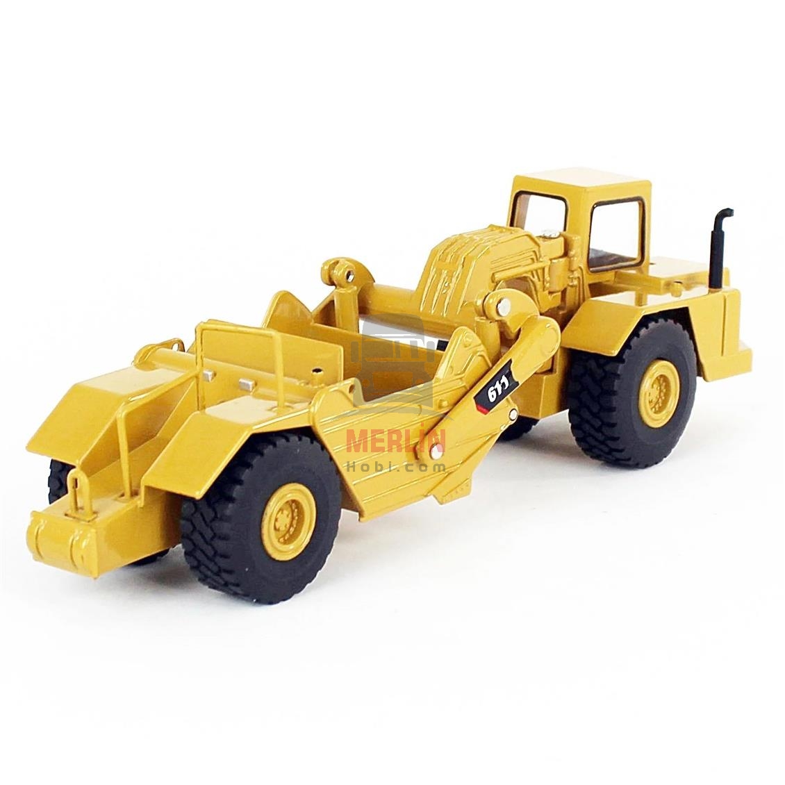 1/64 Scale, Cat 611 Tractor Scraper, Display-Ready Metal Construction Machine Model