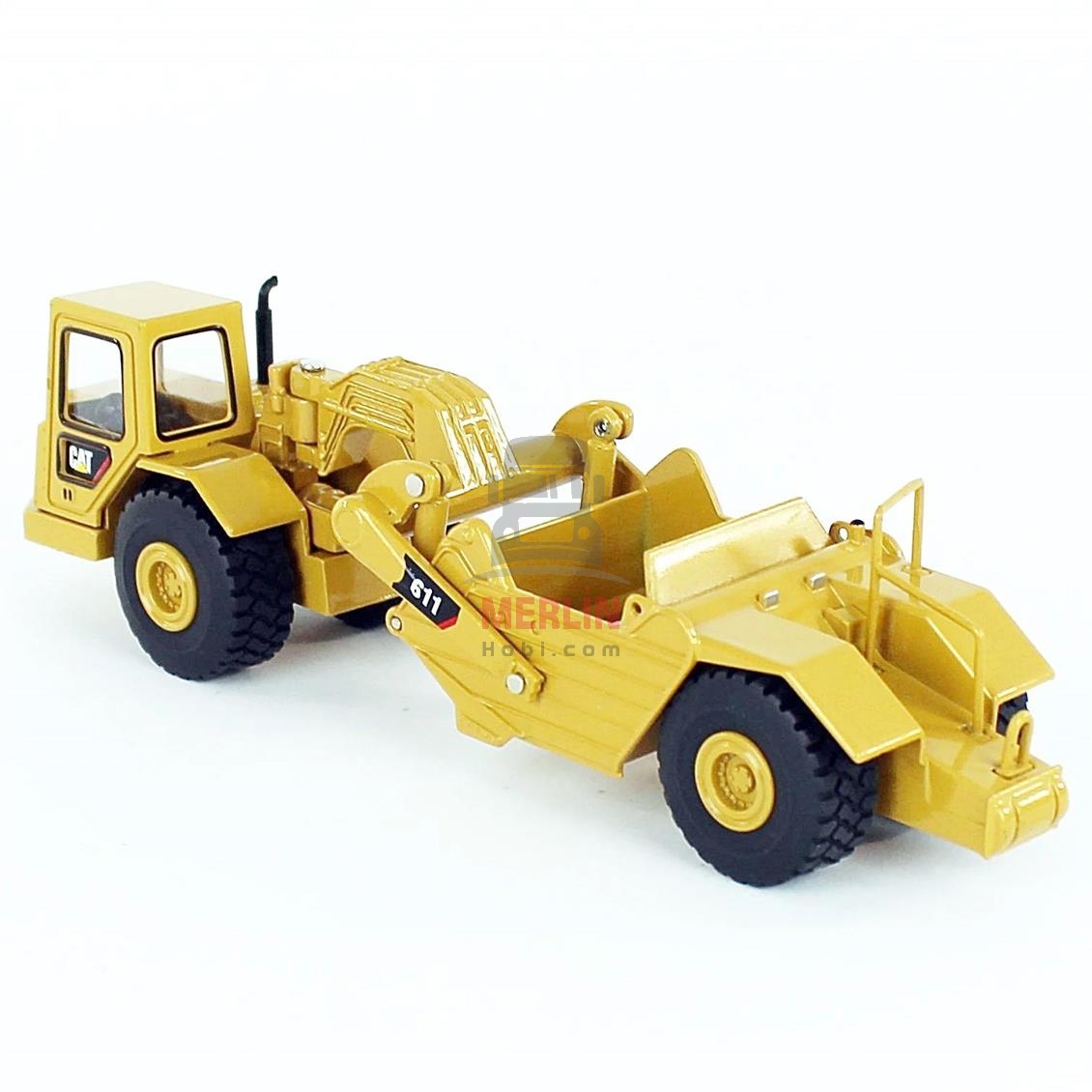 1/64 Scale, Cat 611 Tractor Scraper, Display-Ready Metal Construction Machine Model