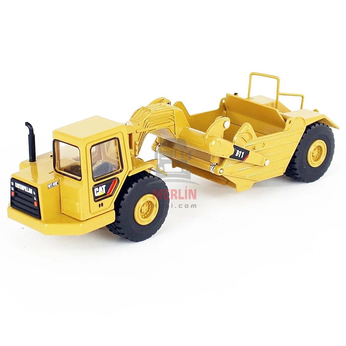 1/64 Scale, Cat 611 Tractor Scraper, Display-Ready Metal Construction Machine Model