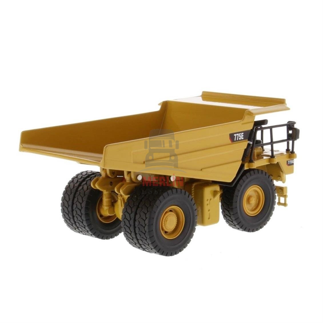 1/64 Ölçek, Cat 775E Saha Kamyonu, Sergilemeye Hazır Metal İş Makinası Modeli