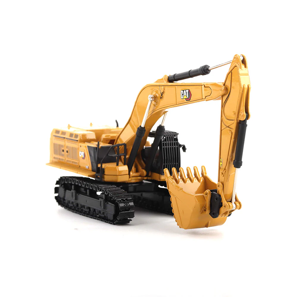 1/87 Caterpillar 395 Yeni Logo 3-Ataşmanlı  Metal Paletli Eskavatör