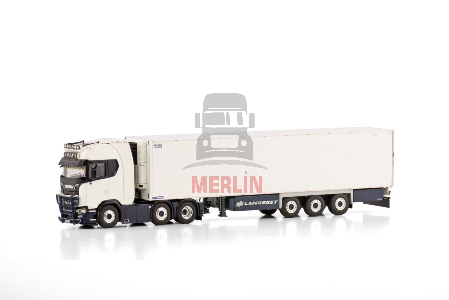 1/50 F.L.T; SCANIA S HIGHLINE CS20H 6X2 TWIN STEER REEFER TRAILER - 3 AXLE