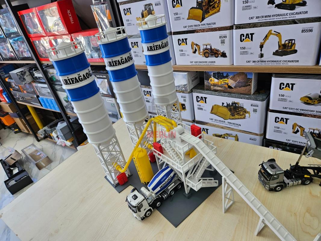 1/50 Scale Concrete Batching Plant Silo Station