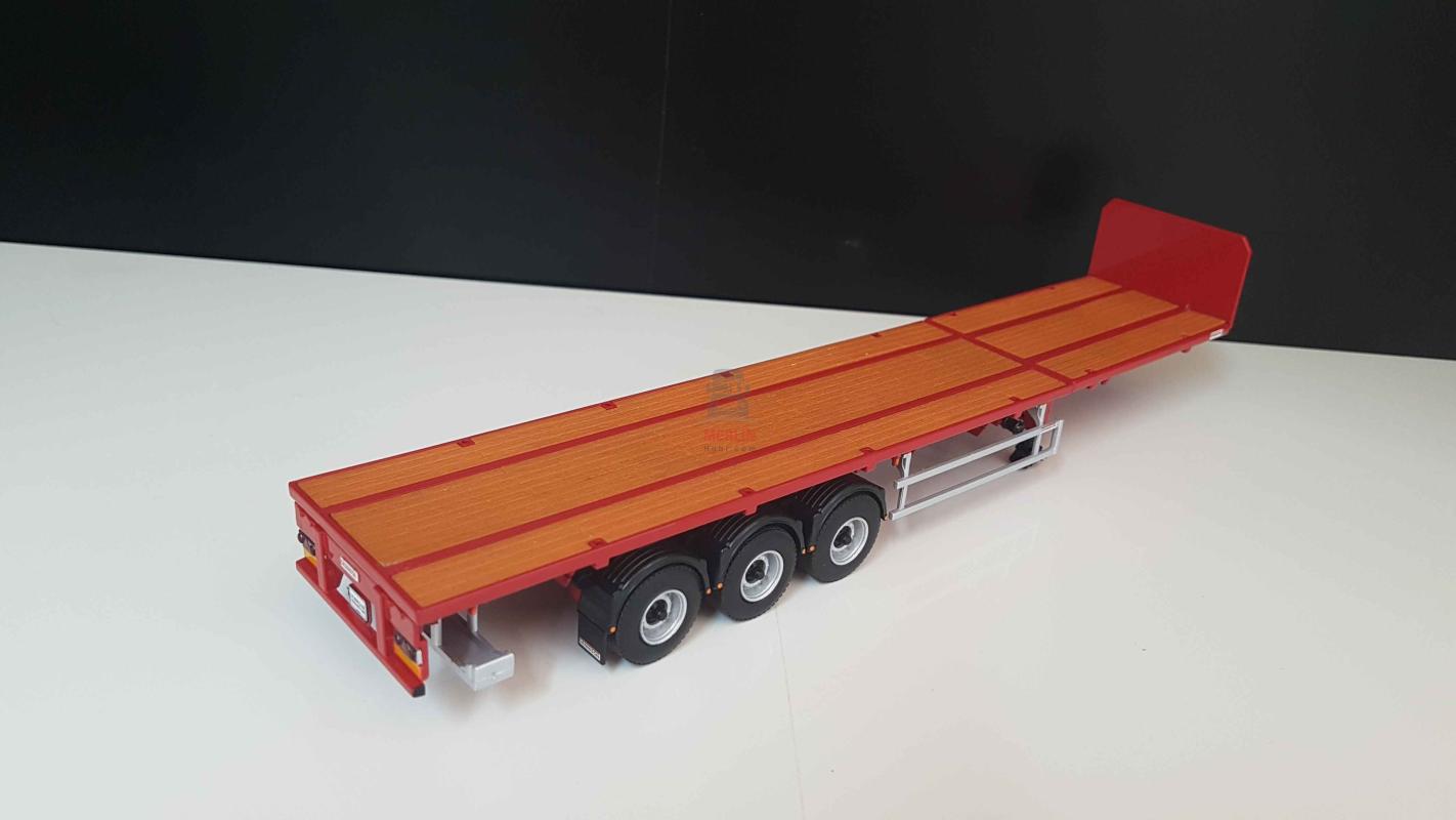 1/50 FLATBED TRAILER - 3 AXLE Dorse Trailer