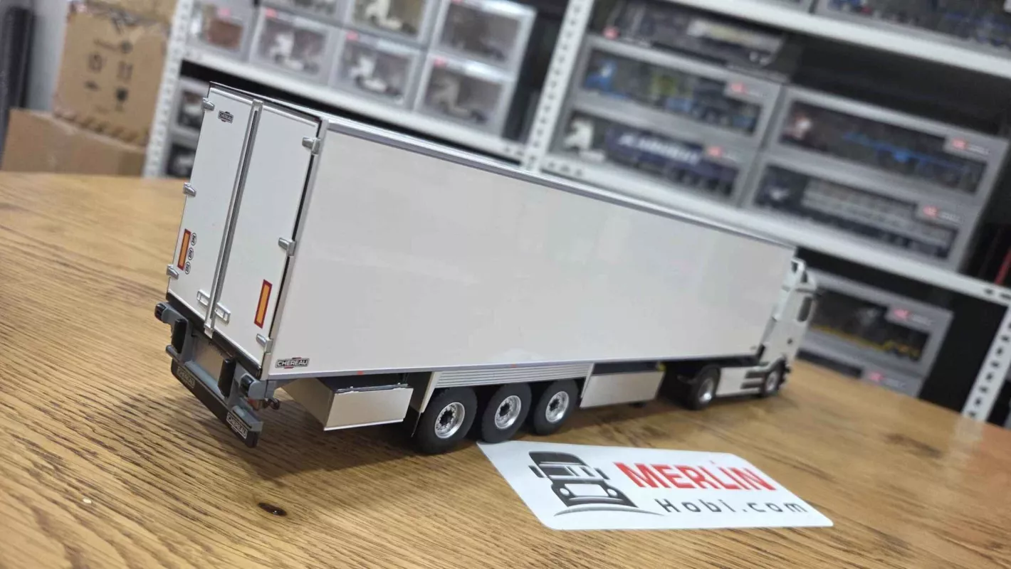 1/43  Mercedes Benz EActros 2026 + Frigo Soğutuculu Dorseli  - PRO Kabin Beyaz  Eligor
