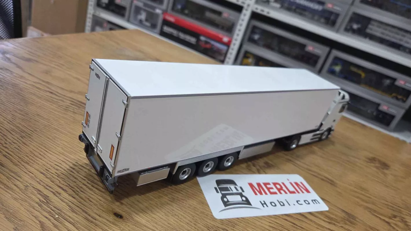1/43  Mercedes Benz EActros 2026 + Frigo Soğutuculu Dorseli  - PRO Kabin Beyaz  Eligor
