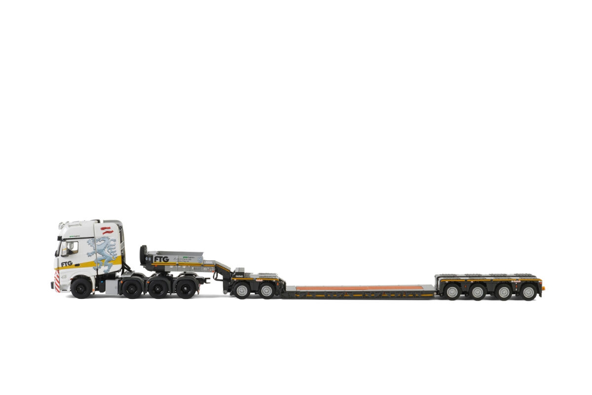 Mercedes Actros Giga Space Nooteboom lowloader - FTG Felber Transport Tır Çekici