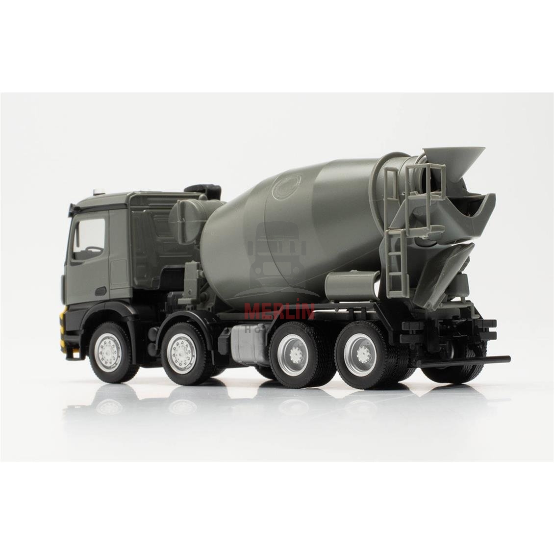 1/87 Herpa - MERCEDES-BENZ AROCS M BETON MİKSERİ, GRİ/SARI