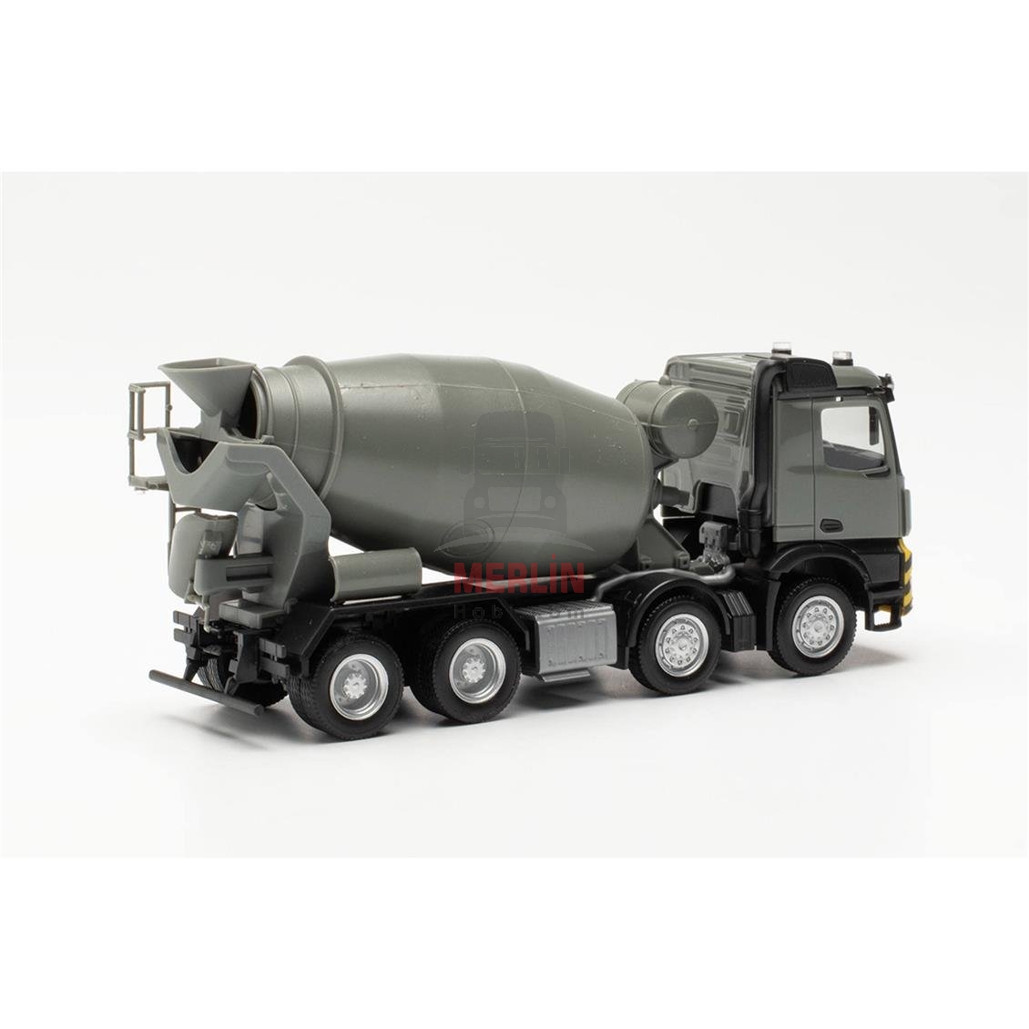 1/87 Herpa - MERCEDES-BENZ AROCS M BETON MİKSERİ, GRİ/SARI