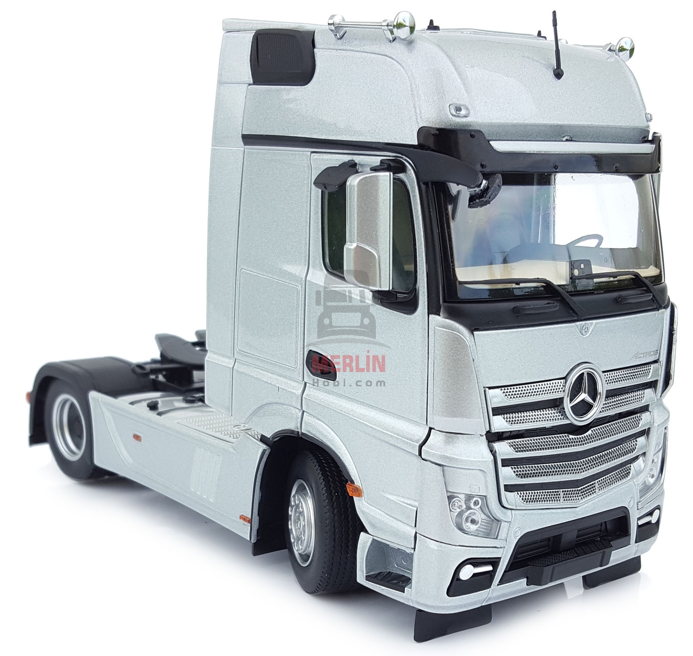 1/32 Marge Mercedes Actros 4x2 + Damper Meiller  Gri Renk