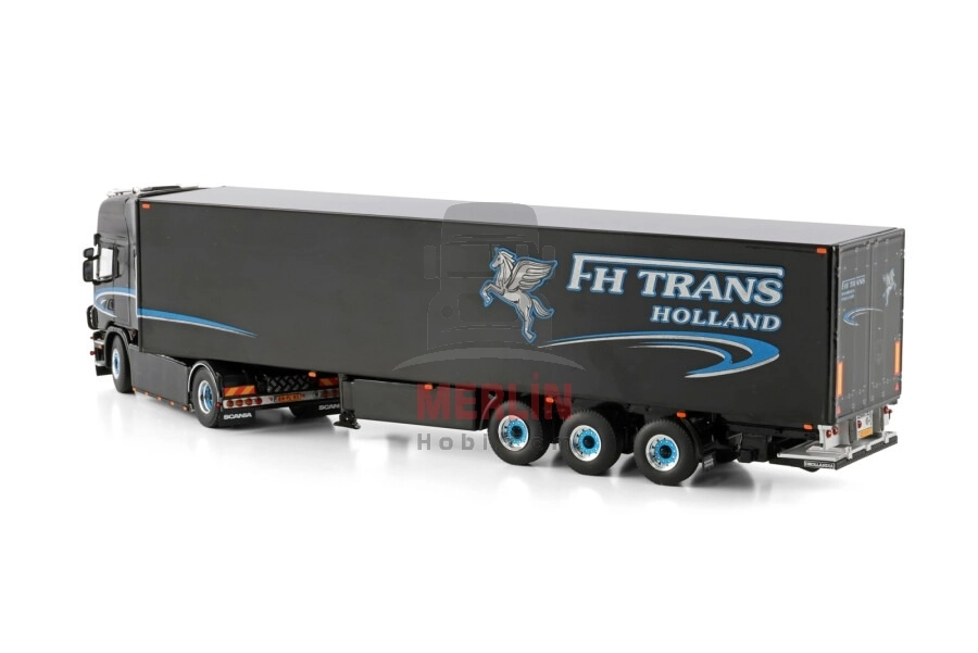 1/50 FH Trans; SCANIA 4 SERIES TOPLINE 4X2 REEFER TRAILER - 3 AXLE