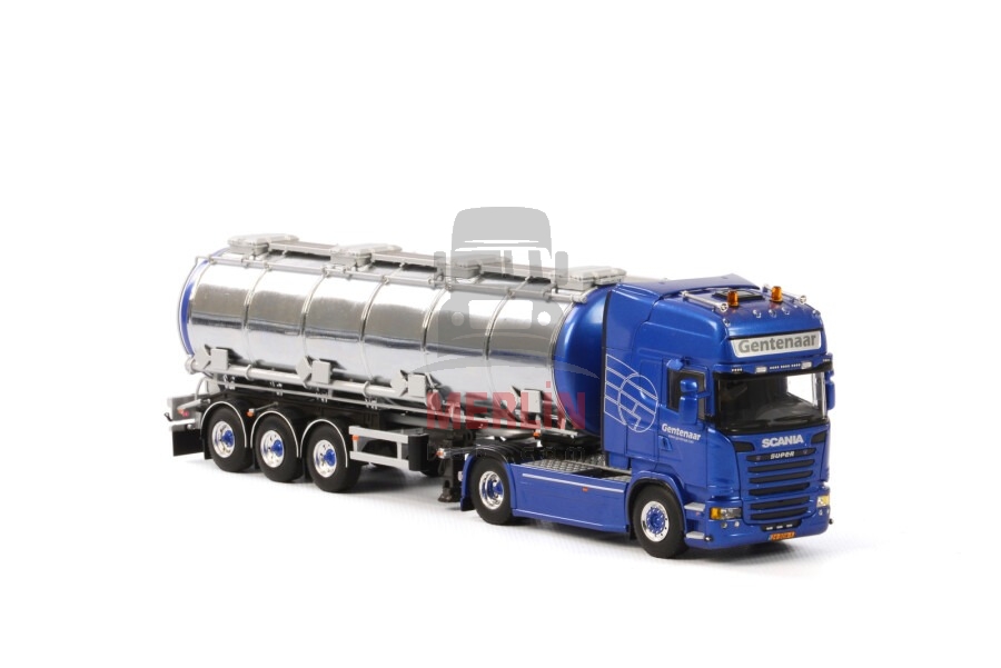 1/50 Gentenaar Transport; SCANIA STREAMLINE TOPLINE 4x2 TANK TRAILER - 3 AXLE