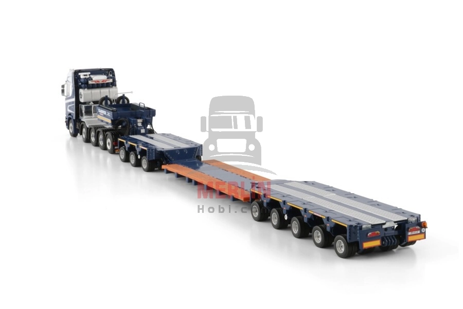 1/50 Karner; SCANIA S HIGHLINE CS20H 10X4 SCHEUERLE INTERCOMBI - 8 AXLE