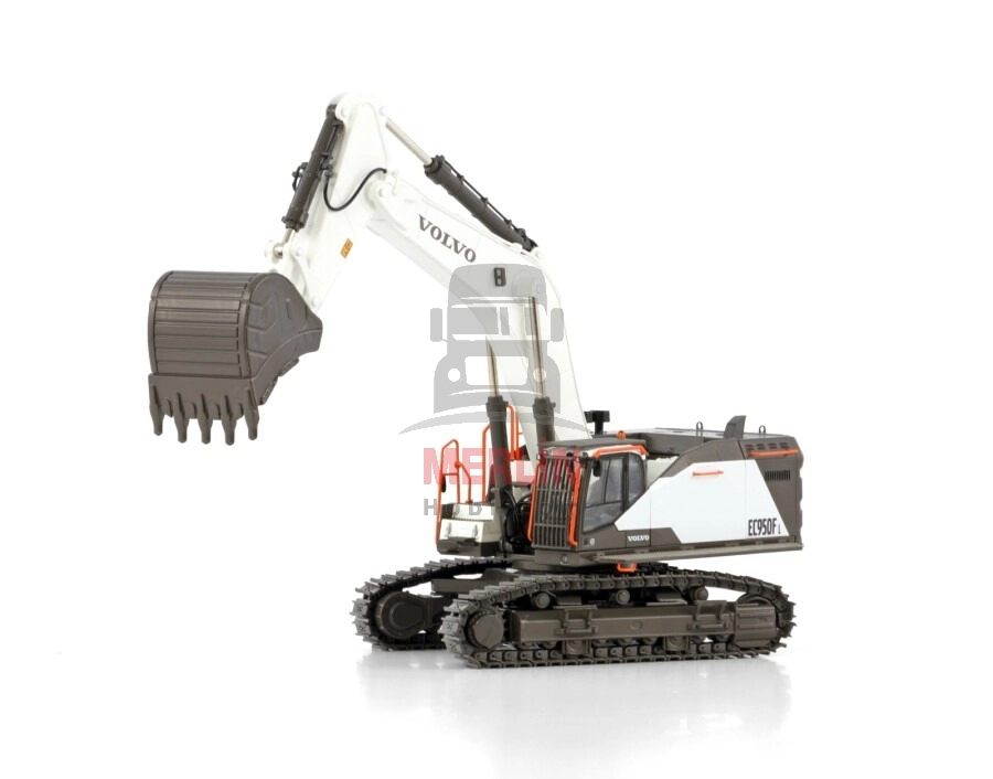 1/50 VOLVO EC950F  Paletli Eskavatör Beyaz Renk