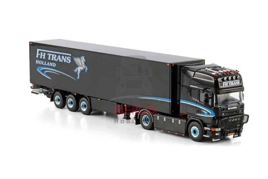 1/50 FH Trans; SCANIA 4 SERIES TOPLINE 4X2 REEFER TRAILER - 3 AXLE