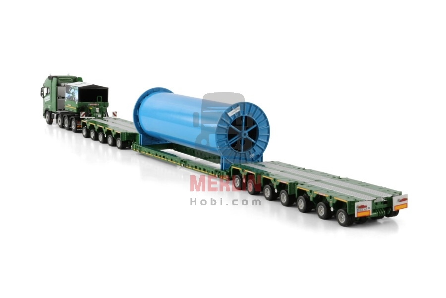 1/50 Kübler; VOLVO FH5 GLOBETROTTER XL 8X4 SCHEUERLE INTERCOMBI CABLE REEL 200MM WITH CABLE