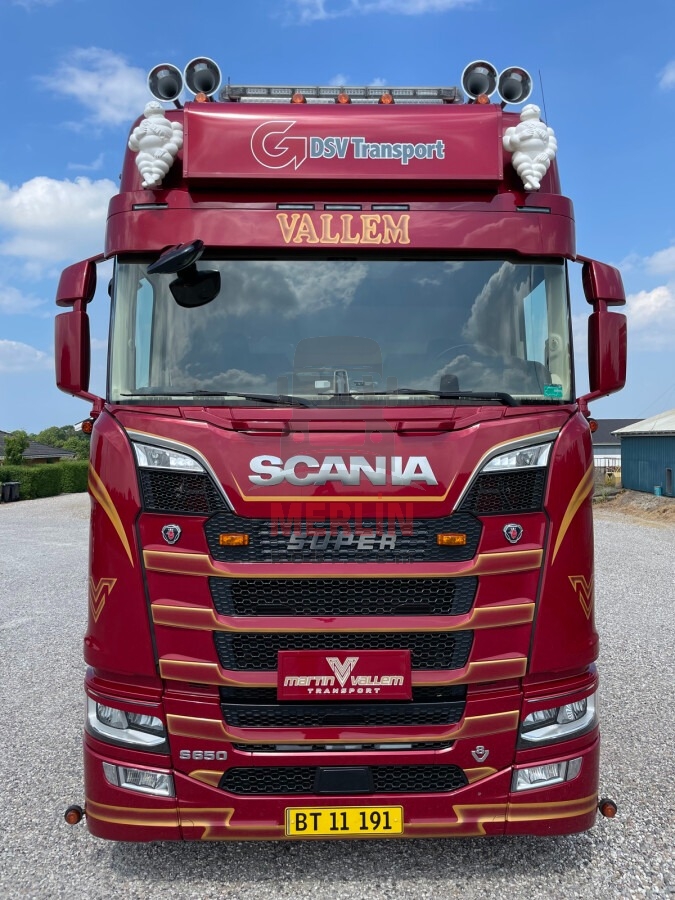 1/50 Vallem; SCANIA S HIGHLINE | CS20H 6X4 SEMI LOW LOADER | RAMPS - 4 AXLE