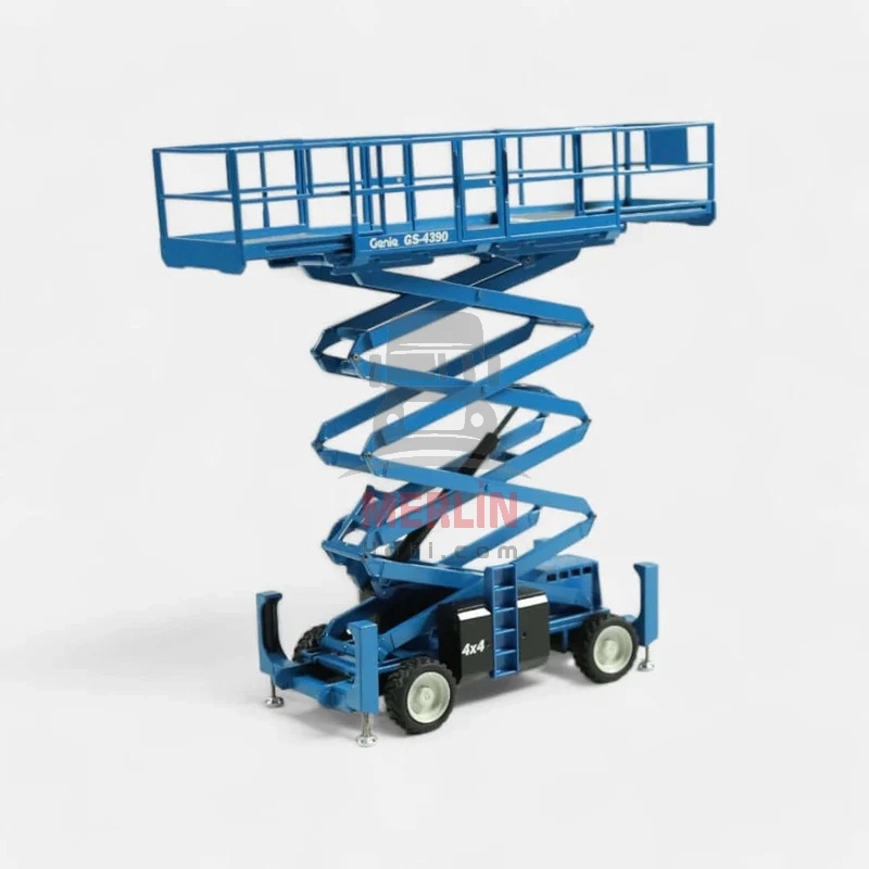 1/32 Genie GS-4390 scissor lift  - sergilenmeye hazır model araç