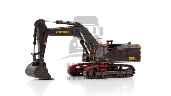 1/50 VOLVO EC950F  Paletli Eskavatör Siyah Renk