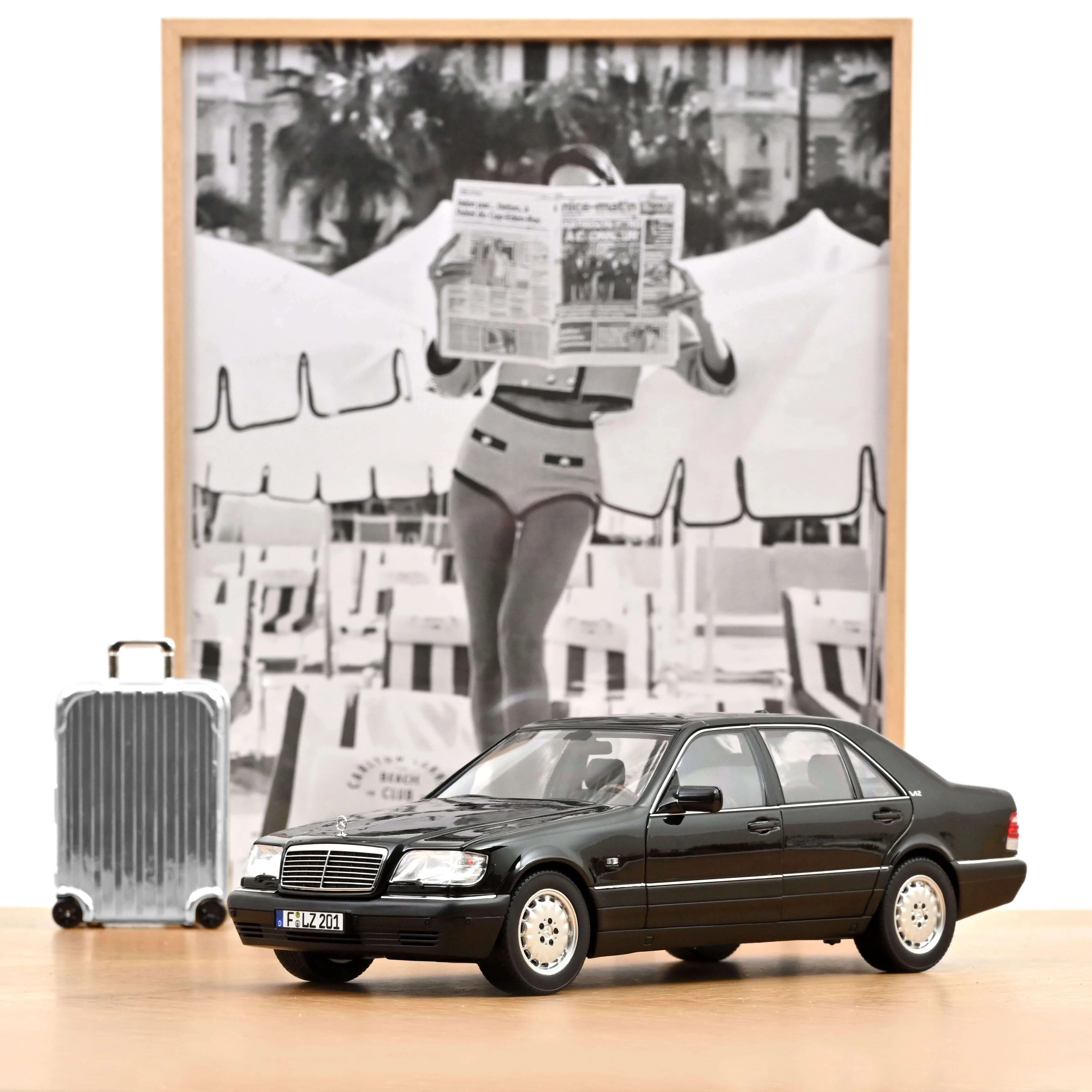 1/18 Norev Mercedes-Benz S600 1997 Noir Obsidian metalik