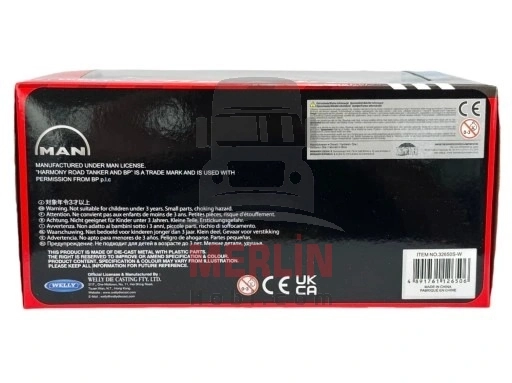 1/32 - MAN TGX XXL 6x4 Mavi -  WELLY 