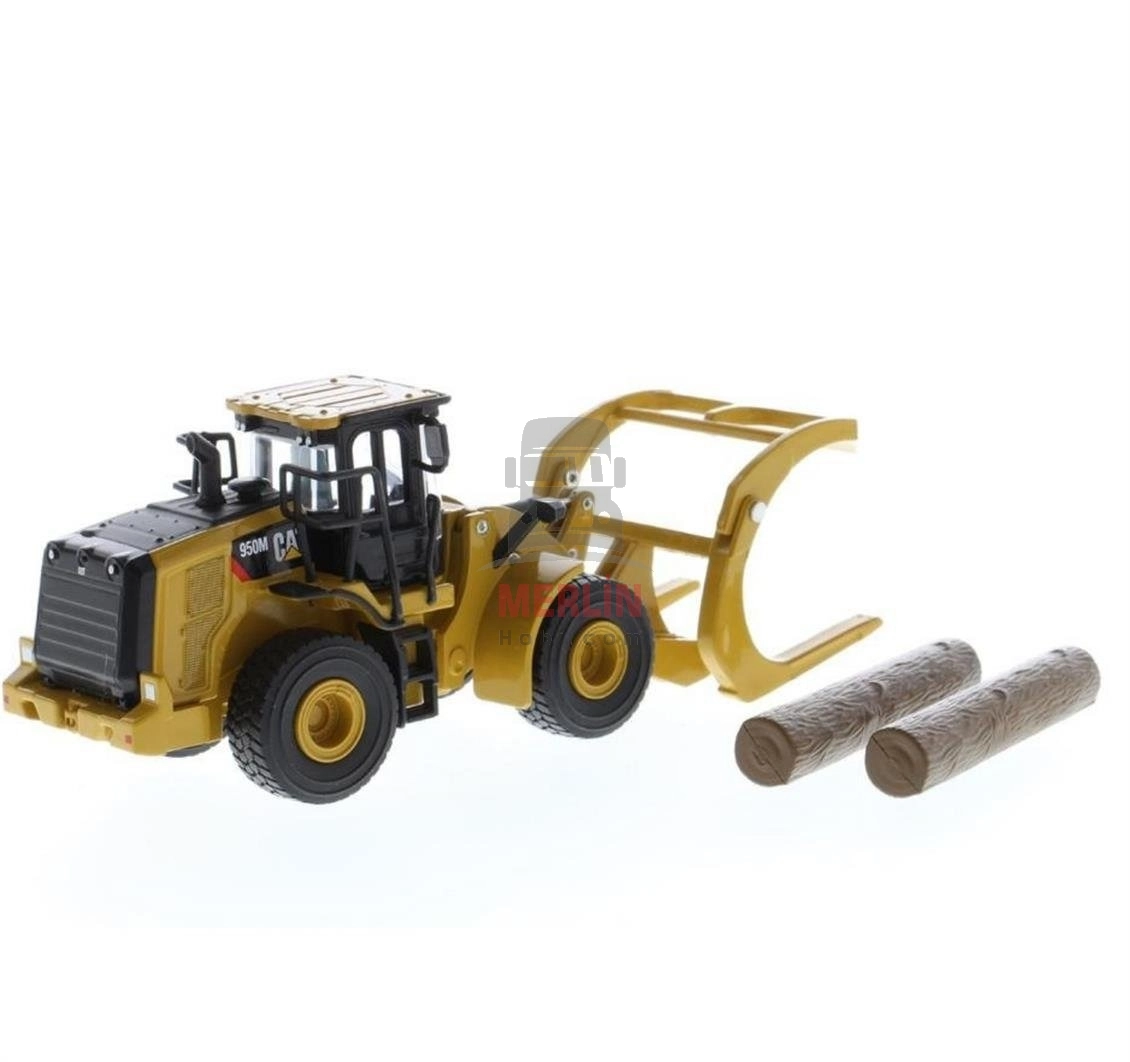 1/64 Scale, Cat 950M Log Transport Fork Loader, Exhibition Ready Metal Construction Machine Model