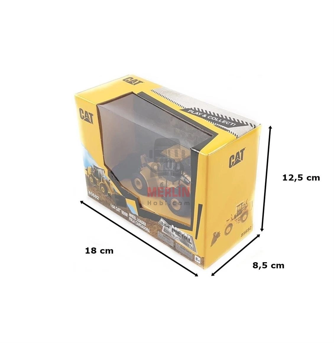 1/64 Scale, Cat 950M Loader, Exhibition Ready Metal Construction Machine Model