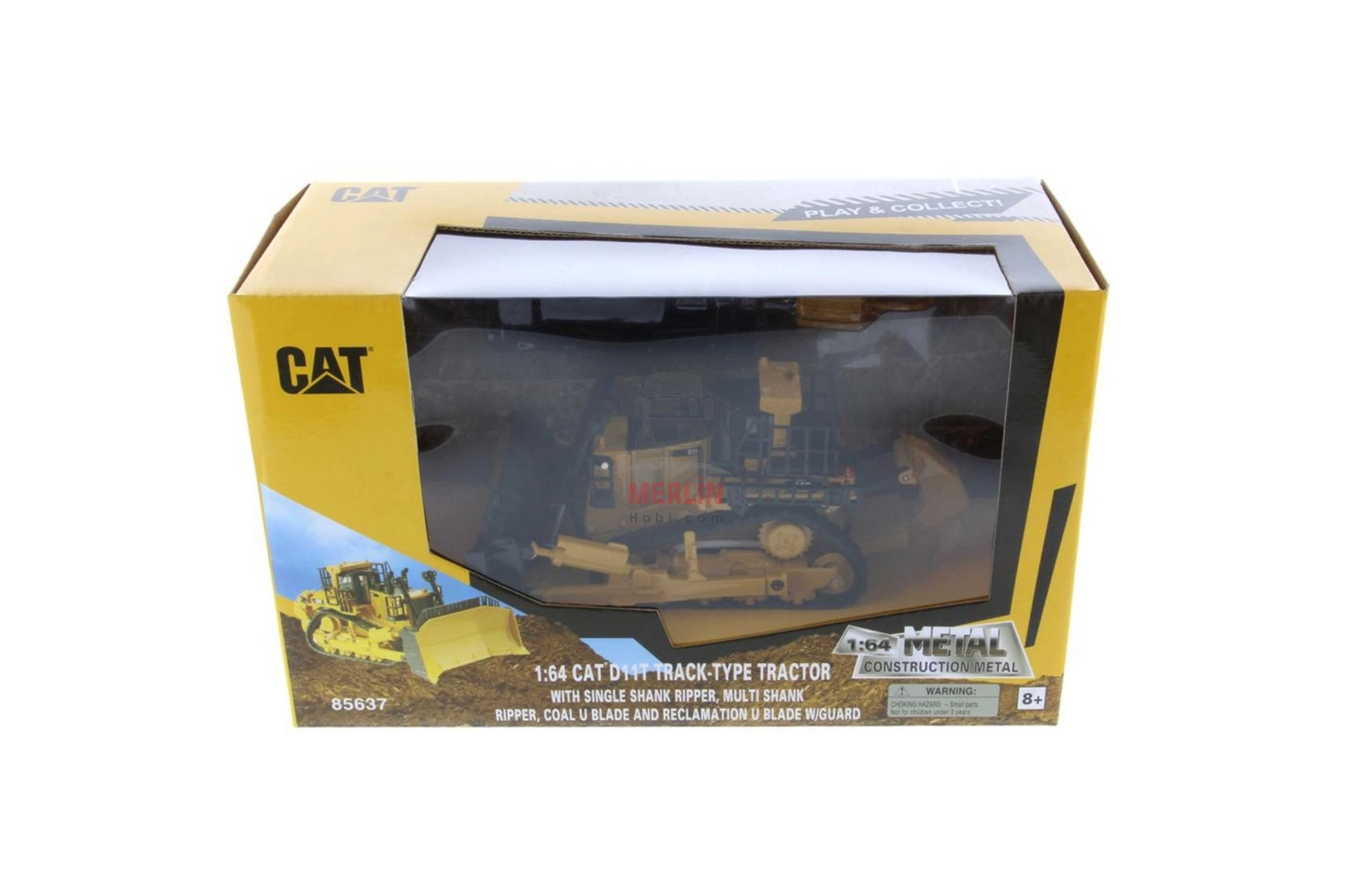 1:64 scale Cat D11 Dozer with 2 Blades and Rear Rippers