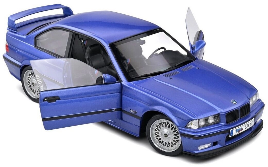 Solido 1/18 Scale S1803914 - BMW E36 Coupé M3 – Bleu Estoril – 1990