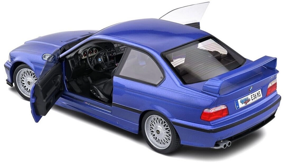 Solido 1/18 Scale S1803914 - BMW E36 Coupé M3 – Bleu Estoril – 1990