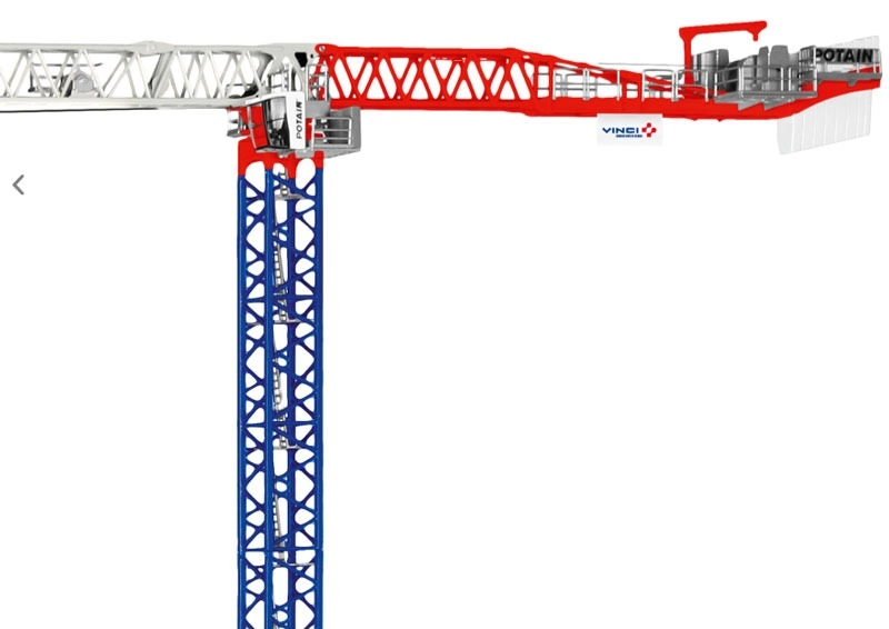 1/87 POTAIN MDT 809 Turmdrehkran  - VİNCİ