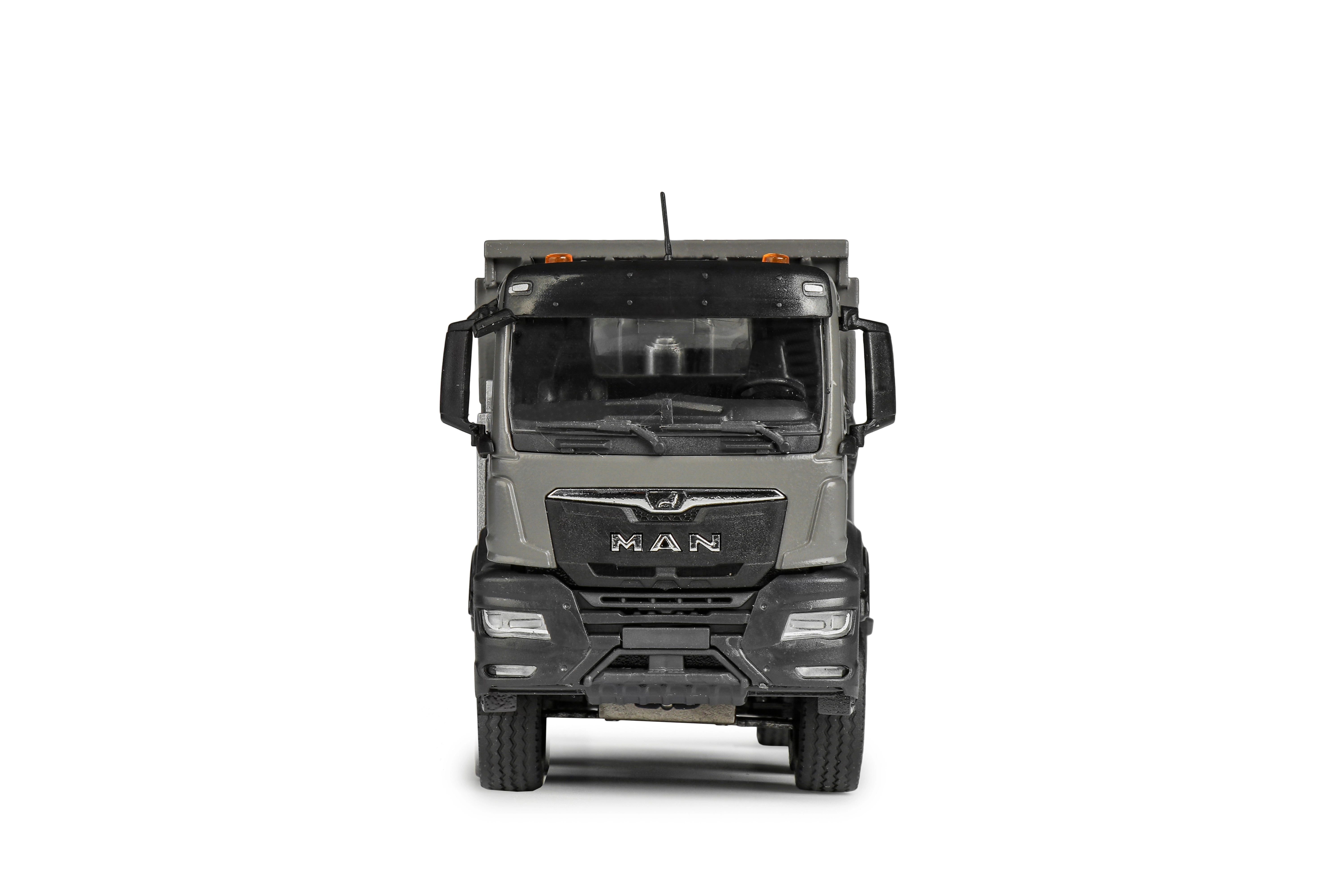 1/50 MAN GX 8X4 - Gray Meiller Dump Truck