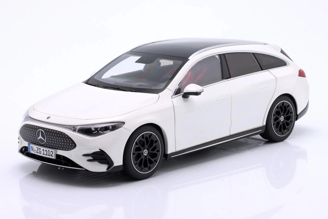 1/18 Mercedes-Benz CLA Shooting Brake EQ (X174) year 2025 polar white 1:18 NZG