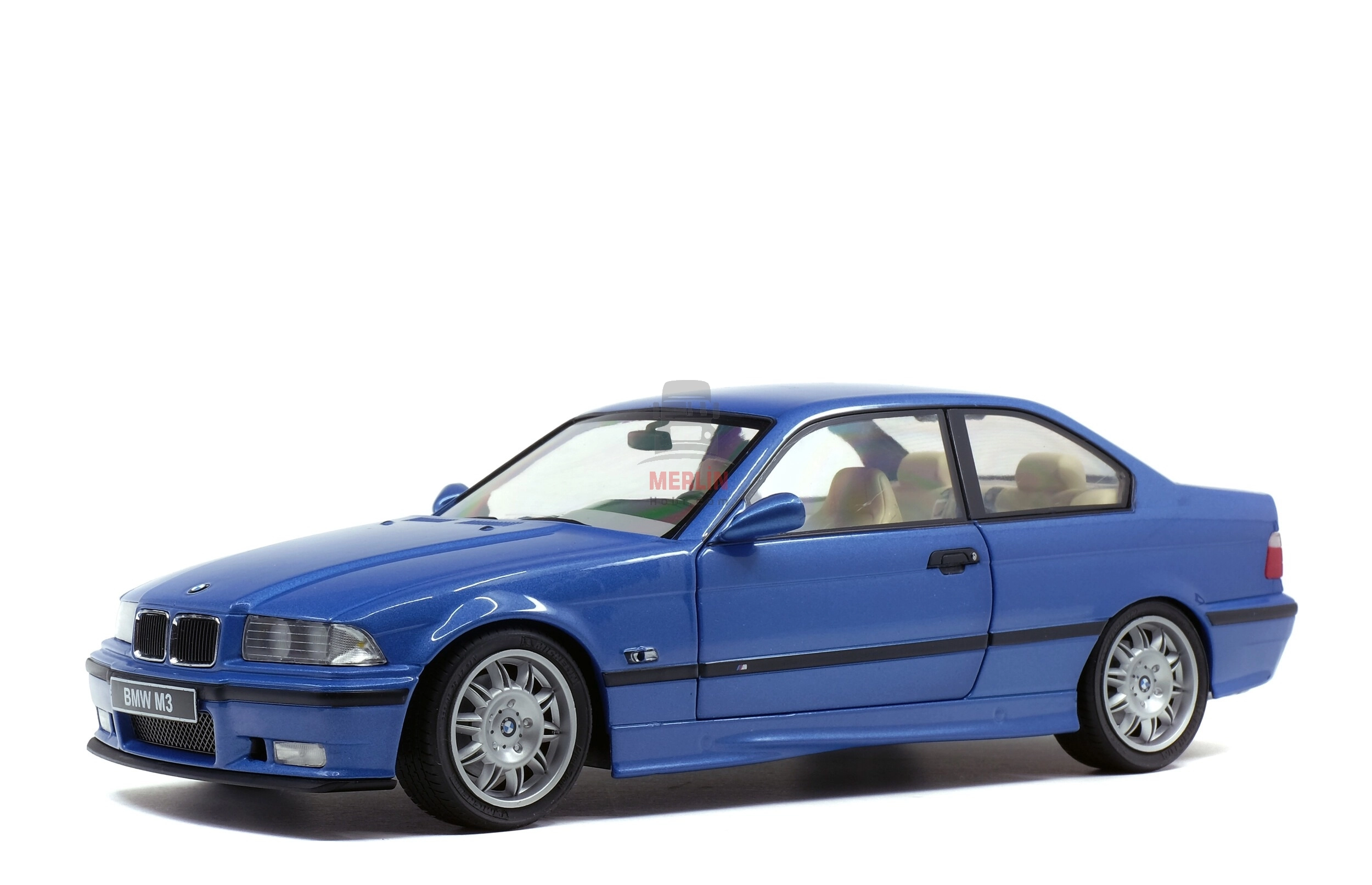 Solido 1/18 Scale S1803901 - BMW E36 Coupé M3 – Bleu Estoril – 1990