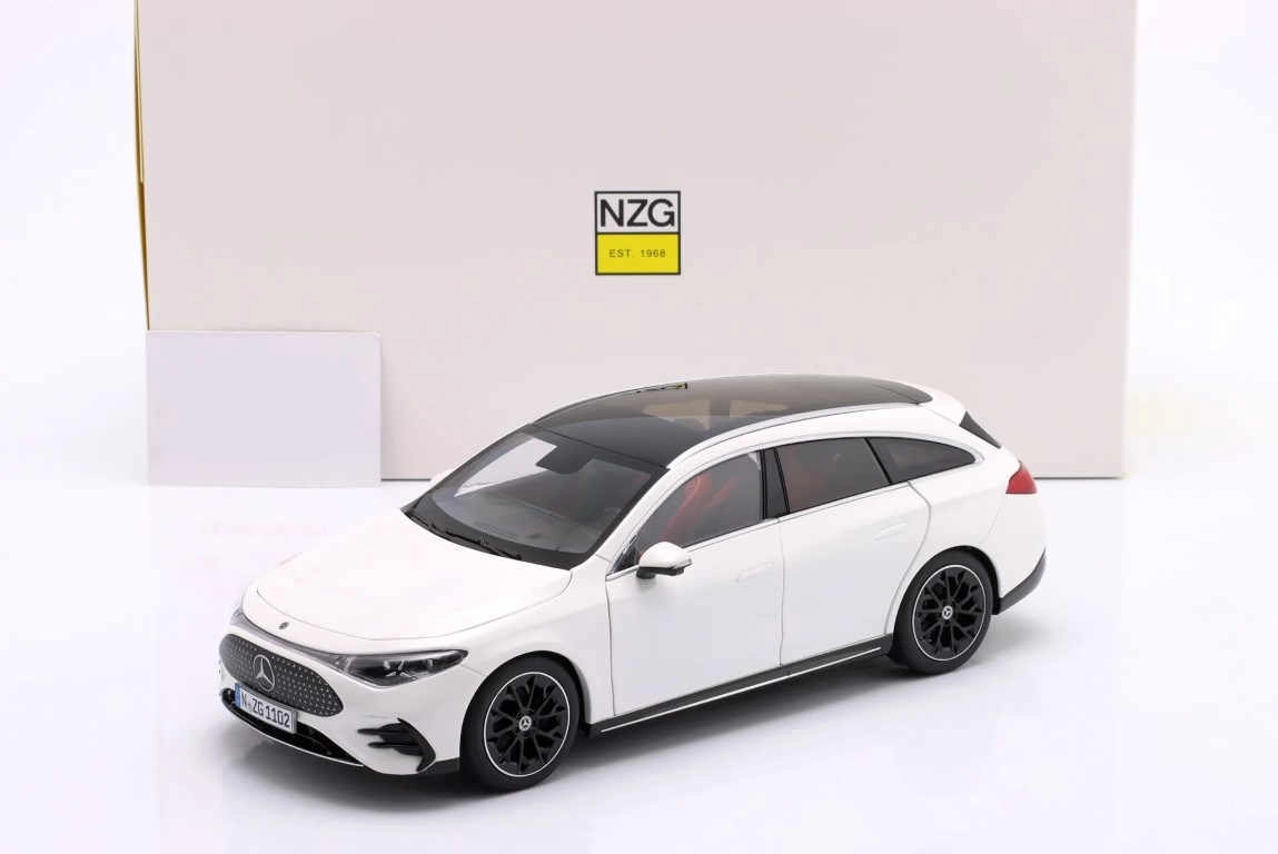 1/18 Mercedes-Benz CLA Shooting Brake EQ (X174) year 2025 polar white 1:18 NZG