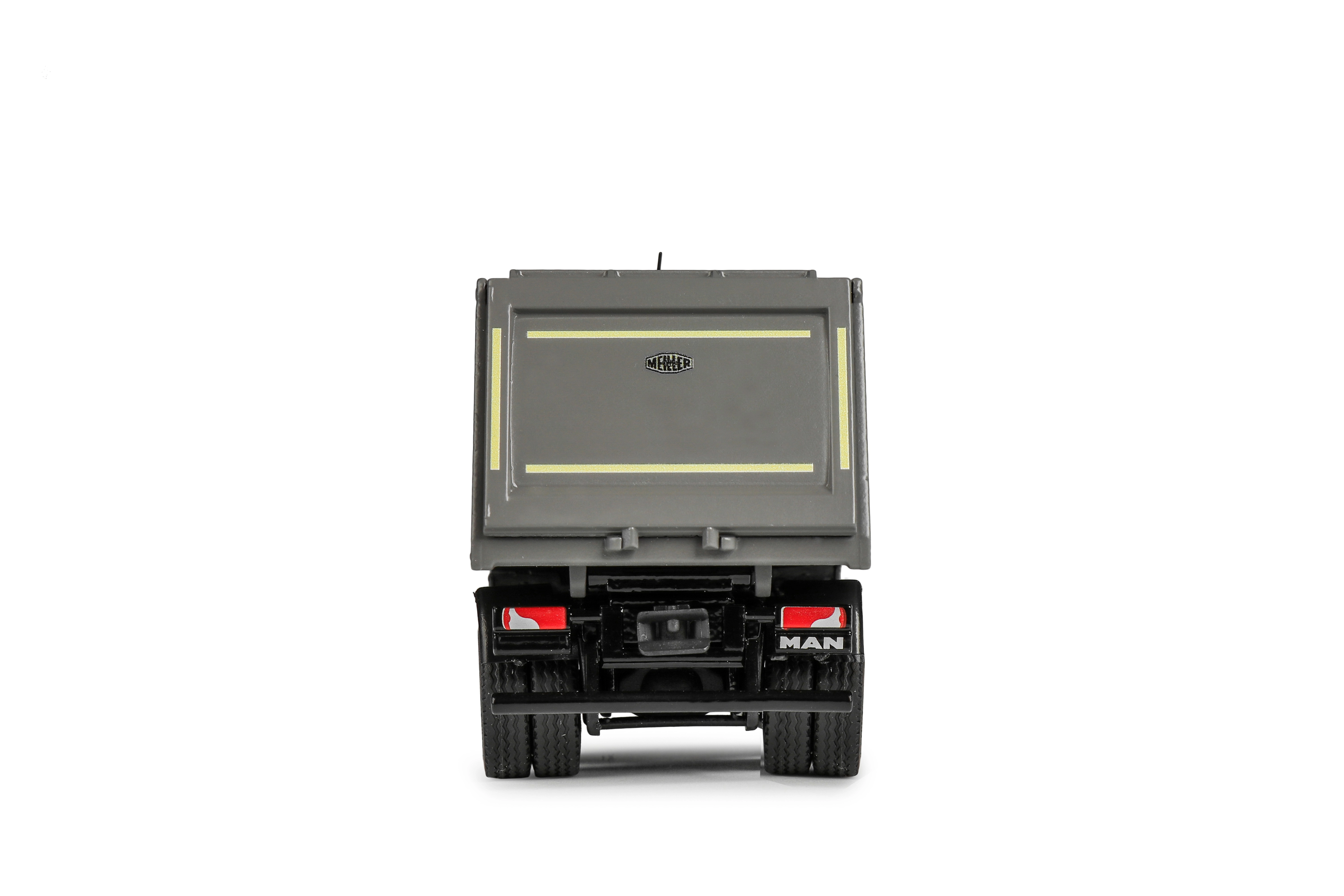 1/50 MAN GX 8X4 - Gray Meiller Dump Truck