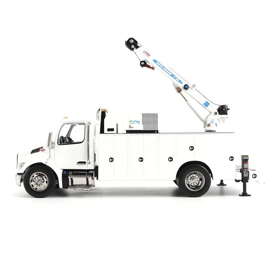 Peterbilt Model 536 Auto-Crane Titan85-Body HC14-Crane Work Truck with Miller EnPak 1:50