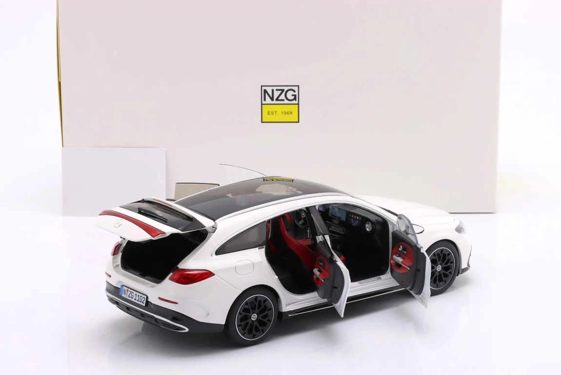 1/18 Mercedes-Benz CLA Shooting Brake EQ (X174) year 2025 polar white 1:18 NZG
