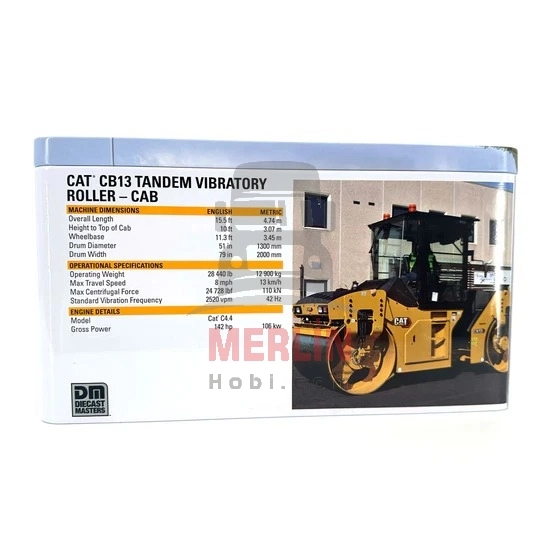 1/50 Caterpillar CB-13 Tandem Kabinli  Silindir