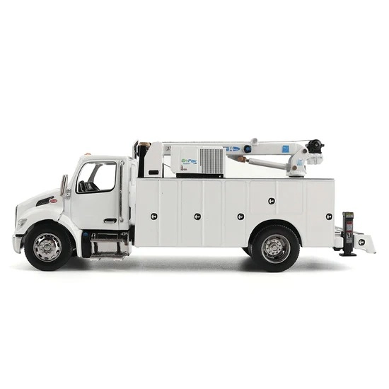Peterbilt Model 536 Auto-Crane Titan85-Body HC14-Crane Work Truck with Miller EnPak 1:50
